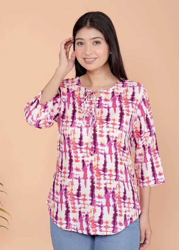 Multicolor_Cotton_Straight_Kurti_For_Women