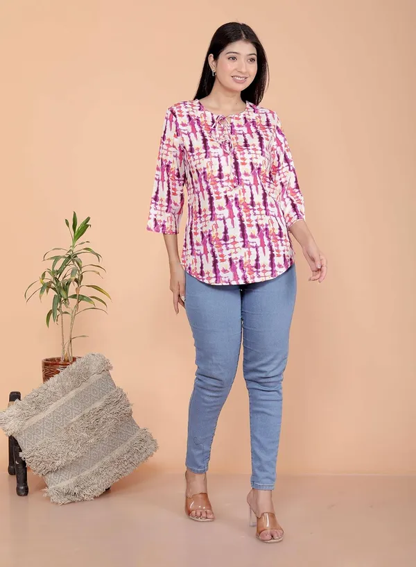 Multicolor_Cotton_Straight_Kurti_For_Women