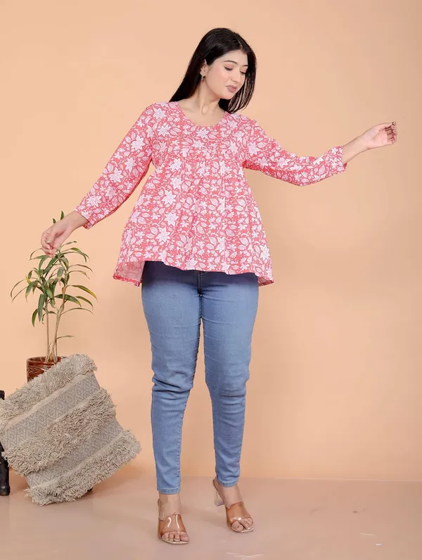 Gajri_Cotton_Anarkali_Kurti_For_Women