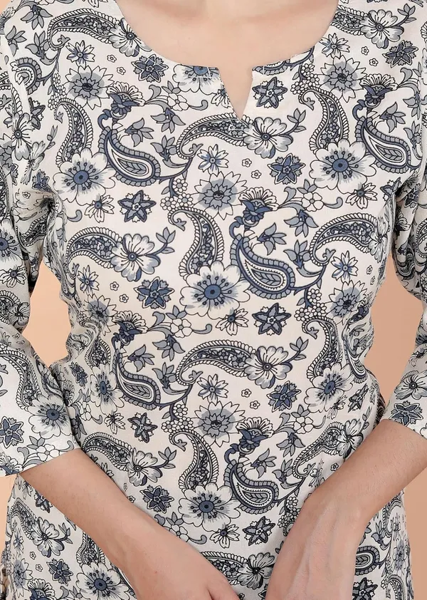 Off_White_Rayon_Kurti_For_Women