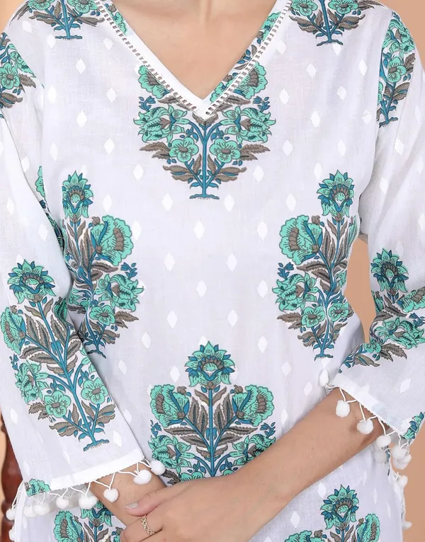White_Cotton_Straight_Kurti_For_Women