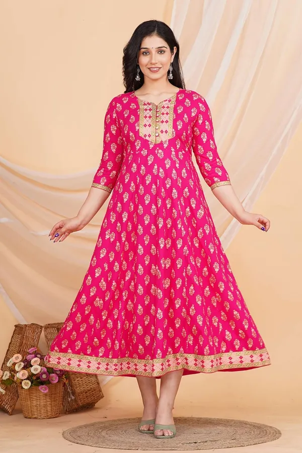 Pink_Rayon_Anarkali_Kurti_For_Women