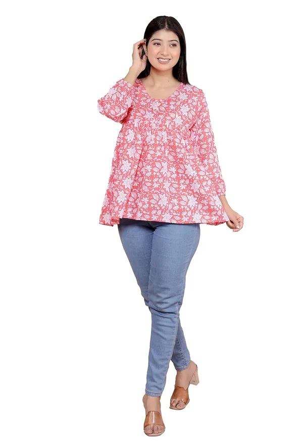 Gajri_Cotton_Anarkali_Kurti_For_Women