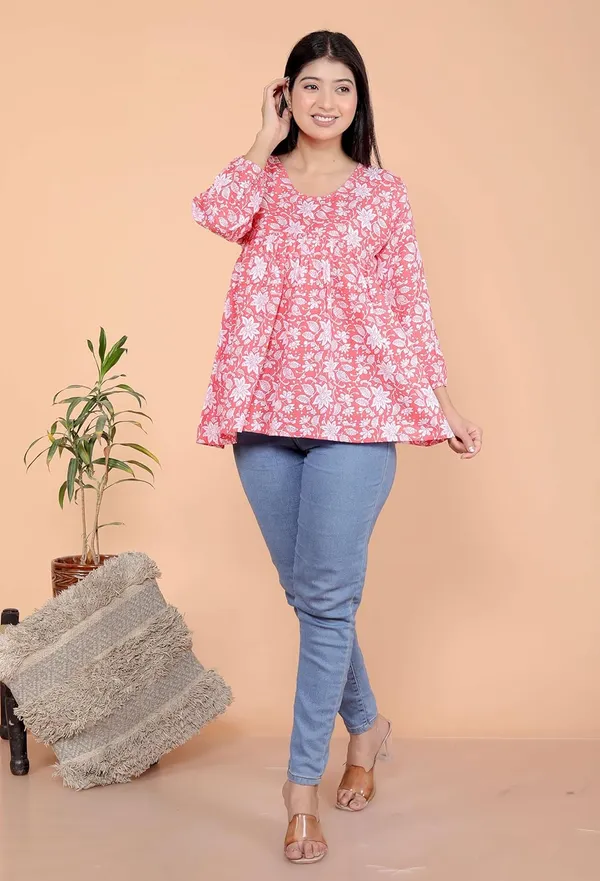 Gajri_Cotton_Anarkali_Kurti_For_Women