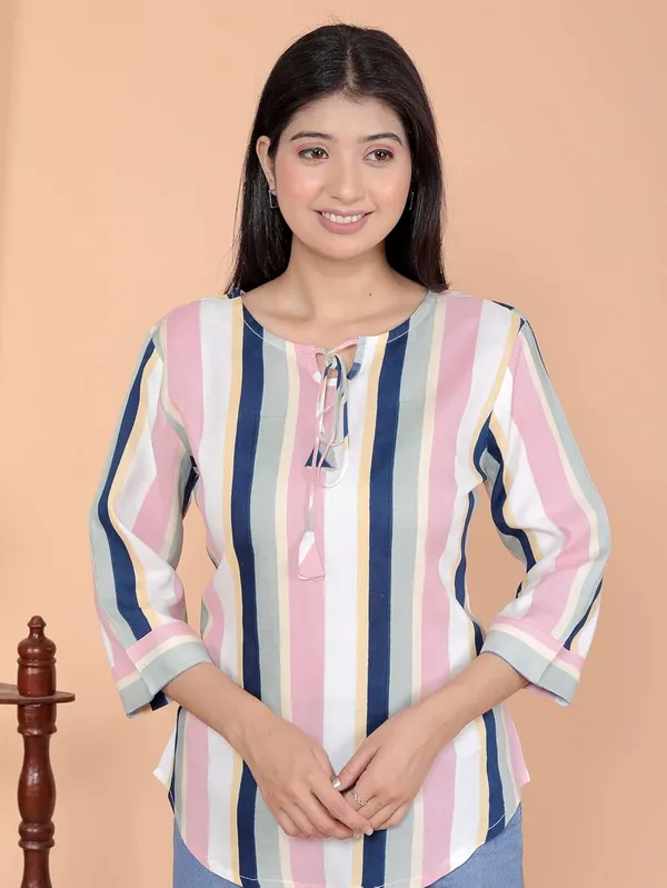 Multicolor_Cotton_A-Line_Kurti_For_Women