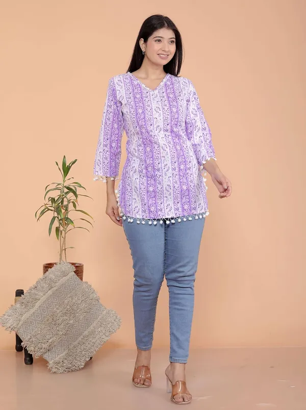 Purple_Cotton_Tunic_Kurti_For_Women