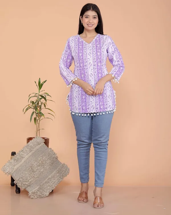 Purple_Cotton_Tunic_Kurti_For_Women