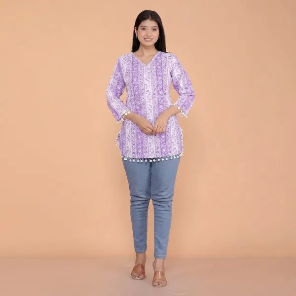Purple_Cotton_Tunic_Kurti_For_Women