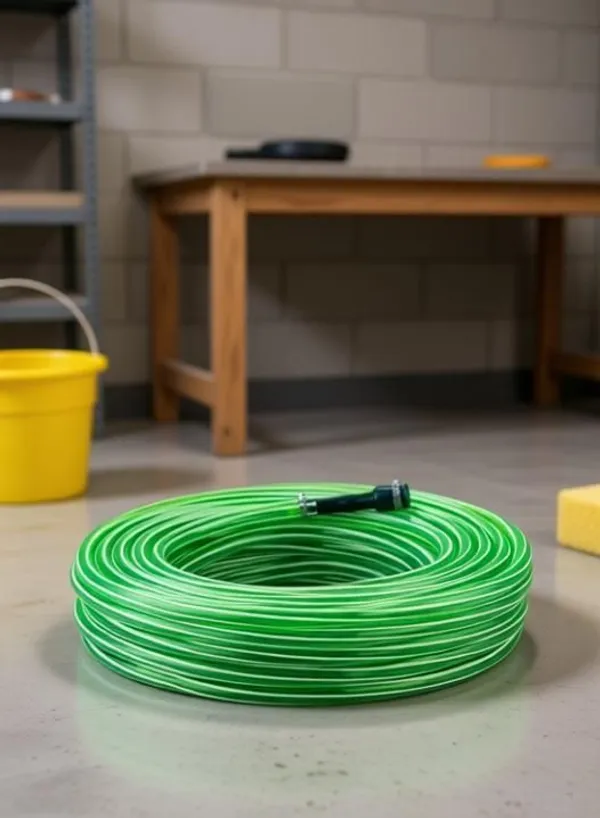 Green_Pvc_Zebra_Hose_Pipe_For_Gardening,_Cleaning_And_Washing