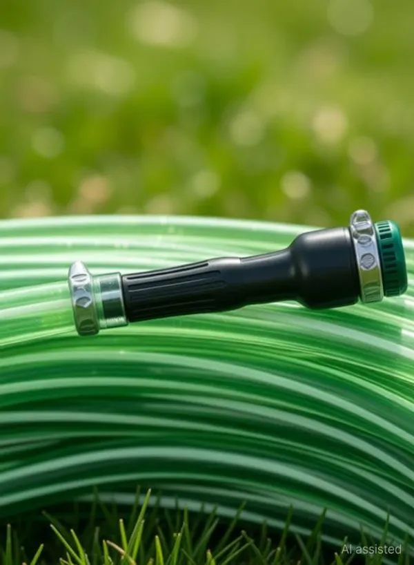 Green_Pvc_Zebra_Hose_Pipe_For_Gardening,_Cleaning_And_Washing
