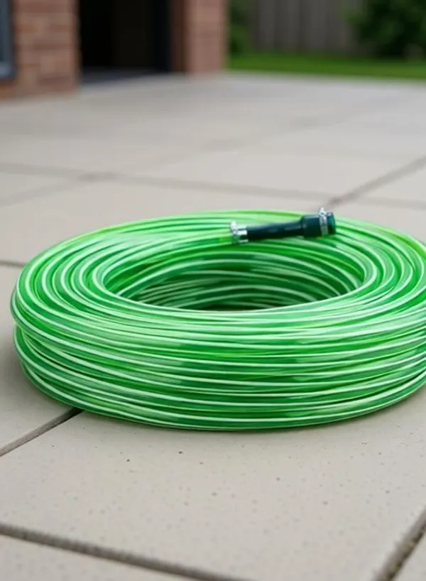 Green_Pvc_Zebra_Hose_Pipe_For_Gardening,_Cleaning_And_Washing
