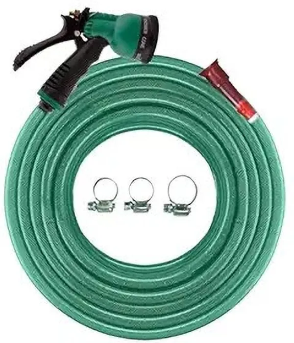 Green_Pvc_Braided_Hose_Pipe_For_Gardening,_Cleaning_And_Washing