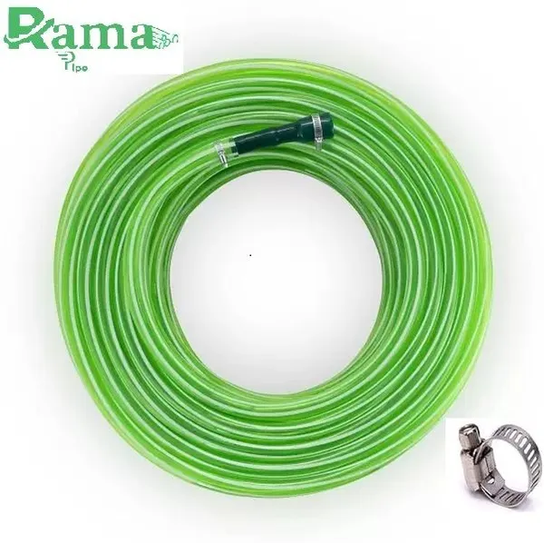 Green_Pvc_Zebra_Hose_Pipe_For_Gardening,_Cleaning_And_Washing