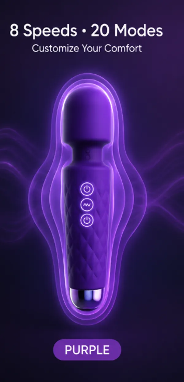 Purple_8-Speed_Handheld_Body_Massager