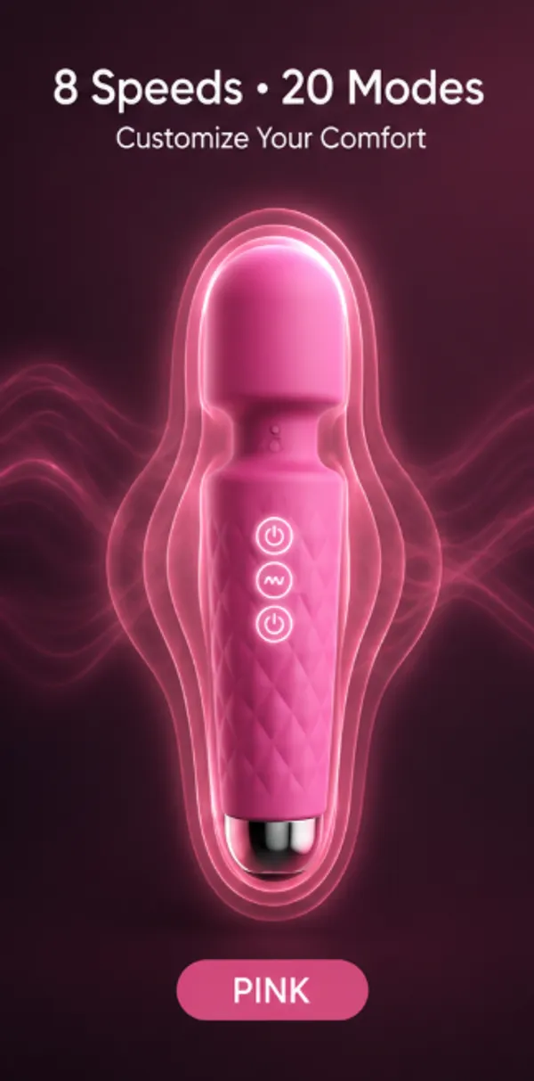 Pink_Silicone_Rechargeable_Handheld_Personal_Massager