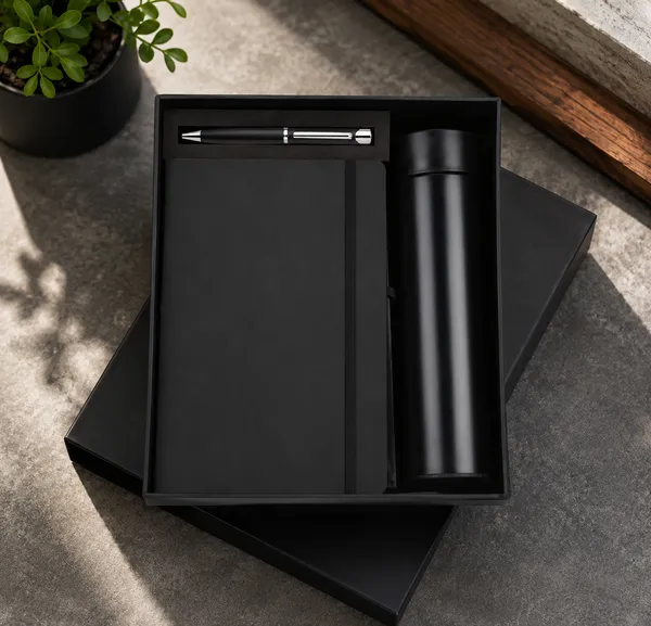 Black_Notebook_Pen_And_Flask_Corporate_Gift_Set