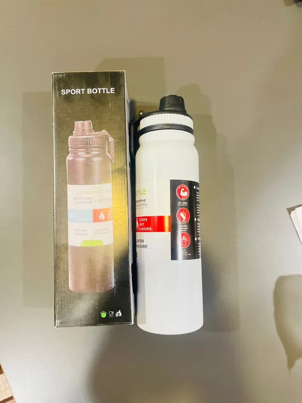 White_Stainless_Steel_Insulated_Sport_Water_Bottle_1000Ml