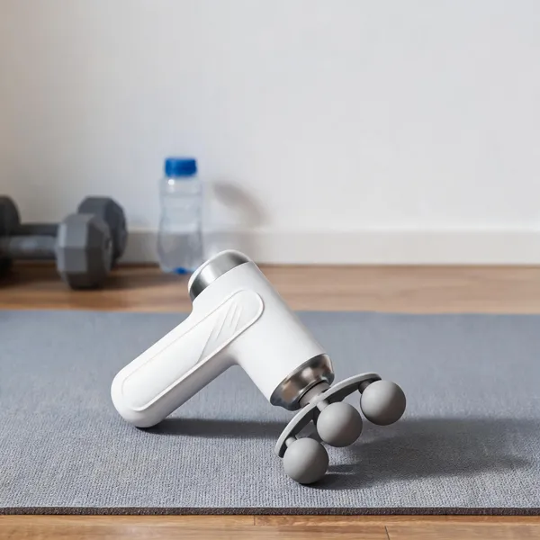 White_Handheld_Massage_Gun_With_Multiple_Attachments