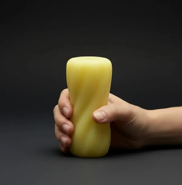 Yellow_Silicone_Flexible_Hand_Grip_Strengthener