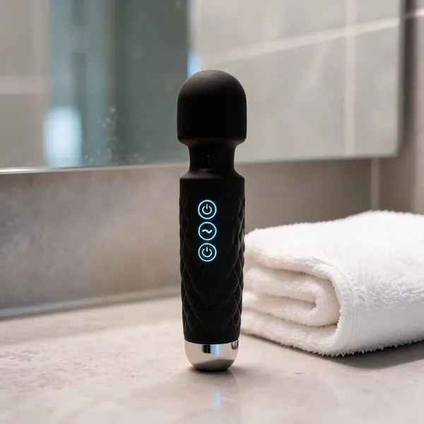 Black_Silicone_Rechargeable_Personal_Massager_8_Speed_20_Mode