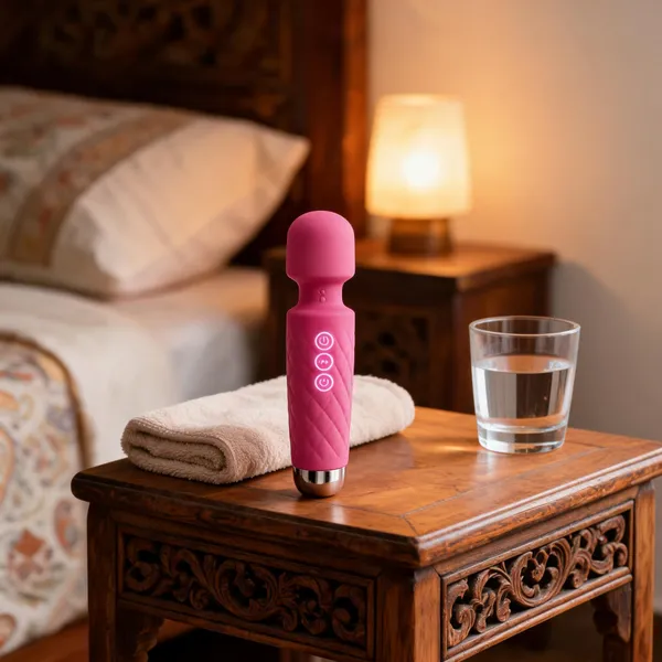 Pink_Silicone_Rechargeable_Handheld_Personal_Massager