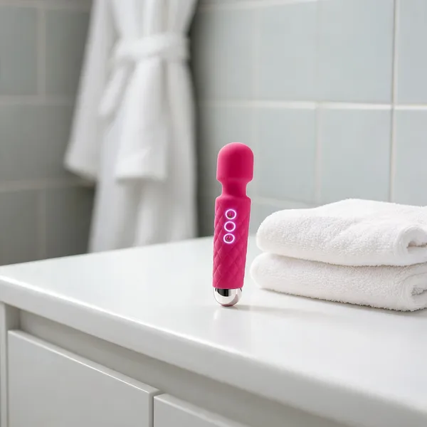 Pink_Silicone_Rechargeable_Handheld_Personal_Massager