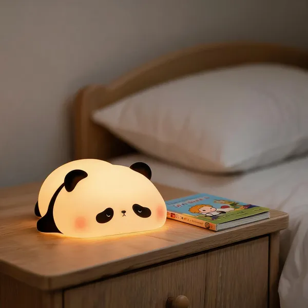 Silicone_Usb_Rechargeable_Panda_Night_Light