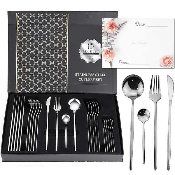 Stainless_Steel_24-Piece_Flatware_Cutlery_Gift_Set_Silver