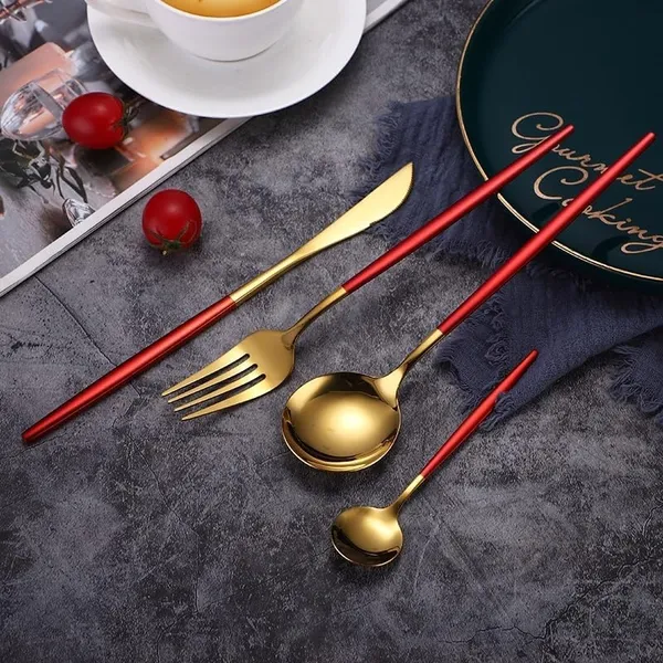 Stainless_Steel_Mirror_Polish_24-Piece_Cutlery_Set_Red_Gold