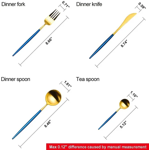 Stainless_Steel_Blue_Handle_Mirror_Finish_Cutlery_Set_4_Pieces