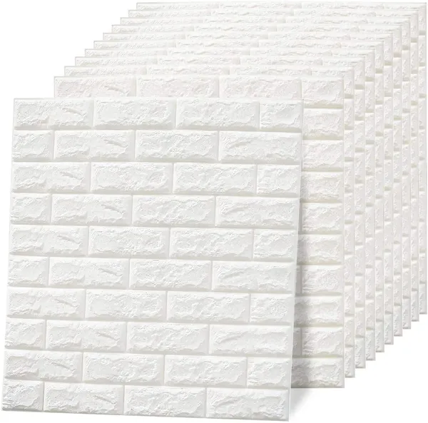 Pvc_Foam_3D_Self-Adhesive_Brick_Pattern_Wall_Sticker_White