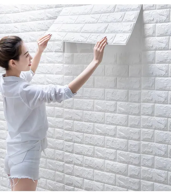 Pvc_Foam_3D_Self-Adhesive_Brick_Pattern_Wall_Sticker_White
