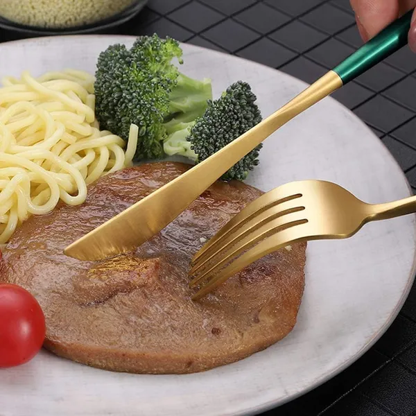 Stainless_Steel_Gold_Finish_Cutlery_Set_Green_Handle_Set_Of_4