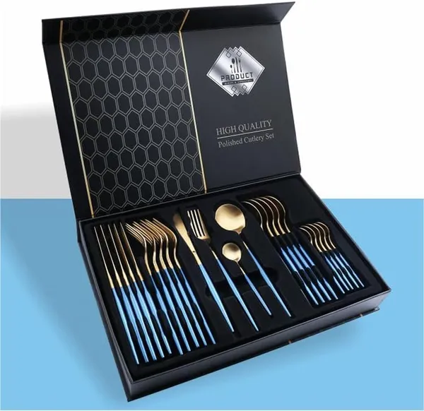 Stainless_Steel_Mirror_Polish_24-Piece_Cutlery_Set_Blue_Gold