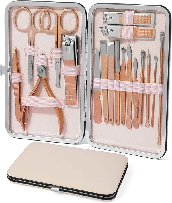 18_In_1_Stainless_Steel_Manicure_Pedicure_Grooming_Kit_With_Case