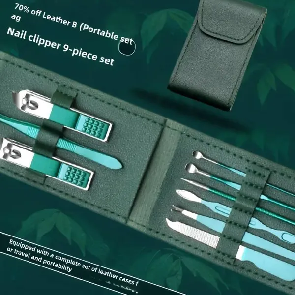 9-In-1_Stainless_Steel_Manicure_Pedicure_Kit_With_Leather_Case
