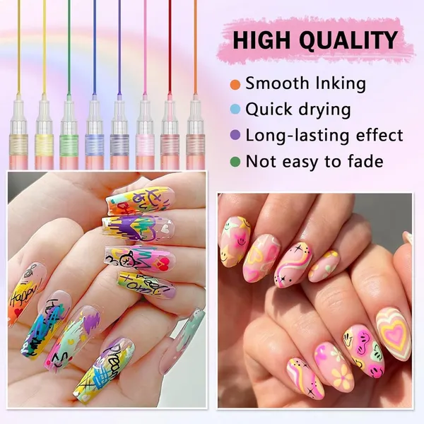 12_Colors_Acrylic_Water-Based_Nail_Art_Pens_Ultra_Fine_Tip_Set