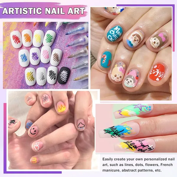 12_Colors_Acrylic_Water-Based_Nail_Art_Pens_Ultra_Fine_Tip_Set