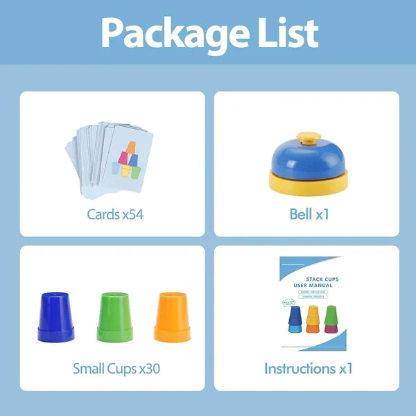 Montessori_Speed_Stacking_Cups_Game_With_Pattern_Cards_And_Bell