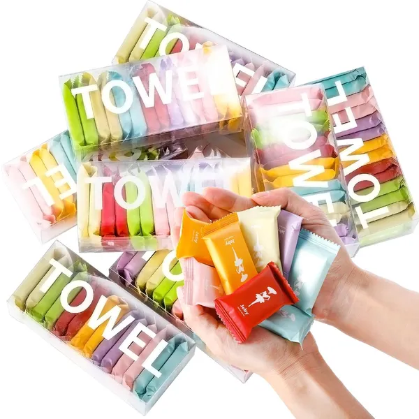 Cotton_Microfiber_Compressed_Disposable_Coin_Tablet_Towels_Pack_Of_14
