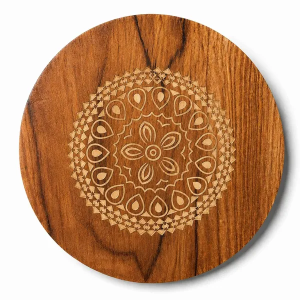 Bamboo_Laser_Engraved_Round_Heat_Resistant_Coasters_Set_Of_4