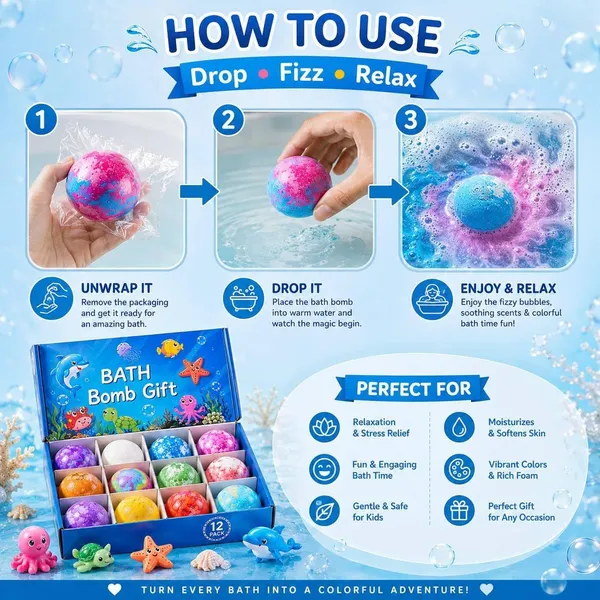 AK10ZONE_Bath_Bombs_For_Kids_With_Surprise_Inside_Bubble_Bath_Toys_Organic_Natural_Bath_Bombs_Set_Easter_Basket_Stuffers_Birthday_Christmas_Gift_For_Kids_3_4_5_6_7_8_Years_Old_Boys_Toddlers_Girls_Pack_Of_6