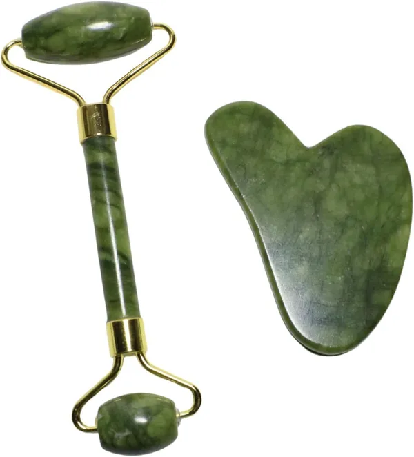 Natural_Jade_Roller_Gua_Sha_Facial_Massage_Set_Circulation_Puffiness_Relief_-_Pack_of_2