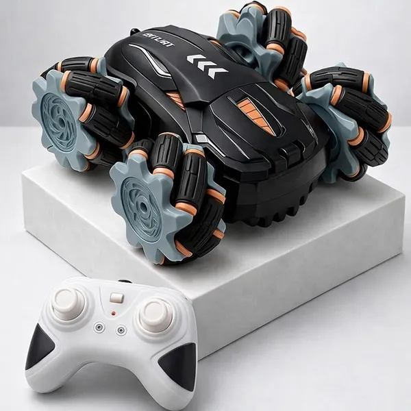 4Wd_Mecanum_Drift_Rc_Stunt_Car_With_360_Degree__Rotation_Black