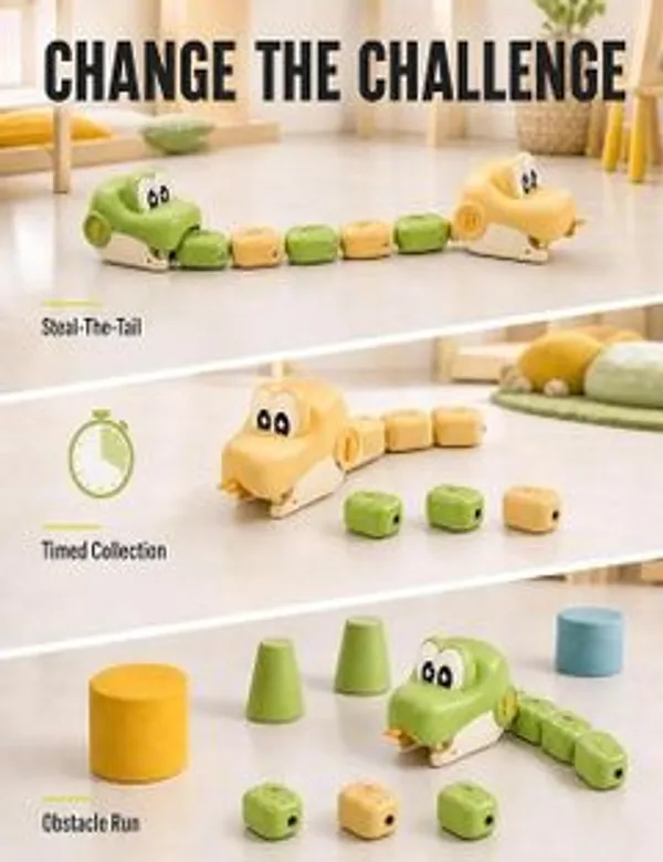 Ak10zone_Remote_Control_Magnetic_Crocodile_Chain_Toy_Green_Whit