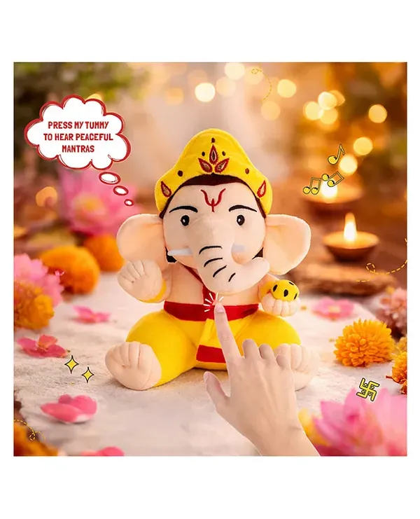 Chanting_Ganesha_Soft_Toy