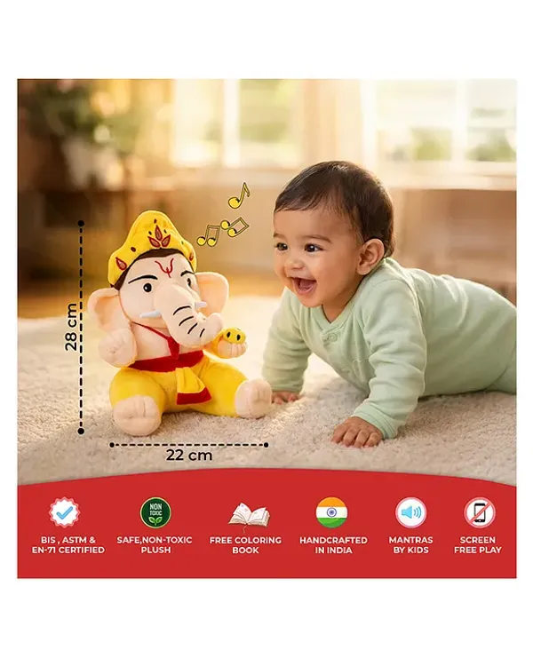Chanting_Ganesha_Soft_Toy