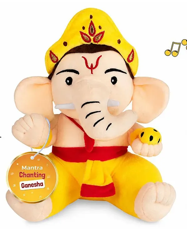 Chanting_Ganesha_Soft_Toy