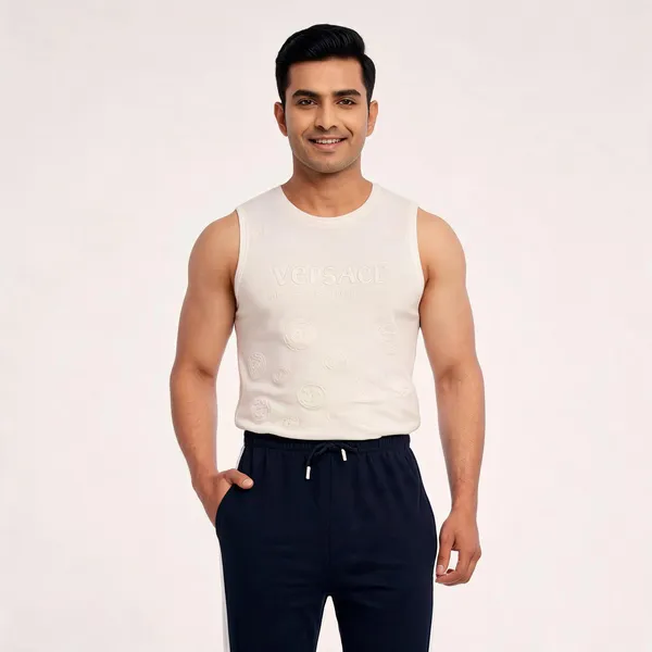 SKYBEN_Self_Design,_Printed_Men_Navy_Blue_And_Teal_Track_Pants