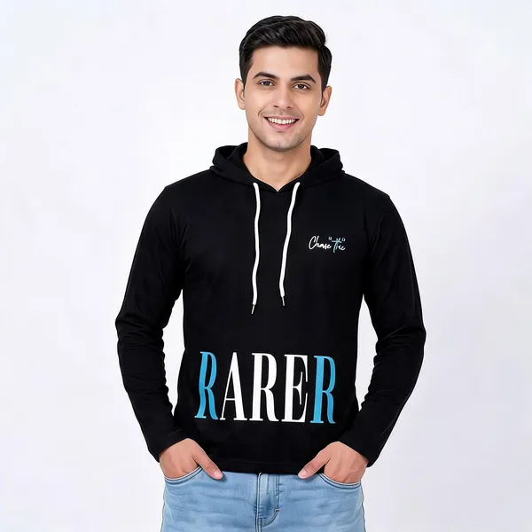 SKYBEN_Graphic_Print,_Typography_Men_Hooded_Neck_Black_T_Shirt